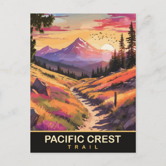 Pacific Crest Trail, Travel Postcard