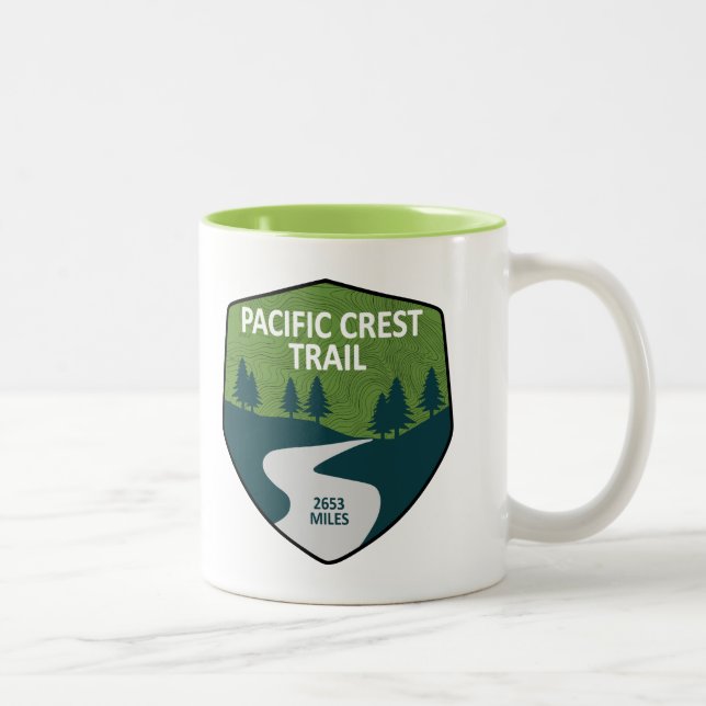 Pacific Crest Trail Two-Tone Coffee Mug (Right)