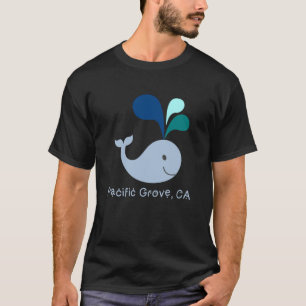 Pacific Grove California Cute Whale Lover Cartoon T-Shirt