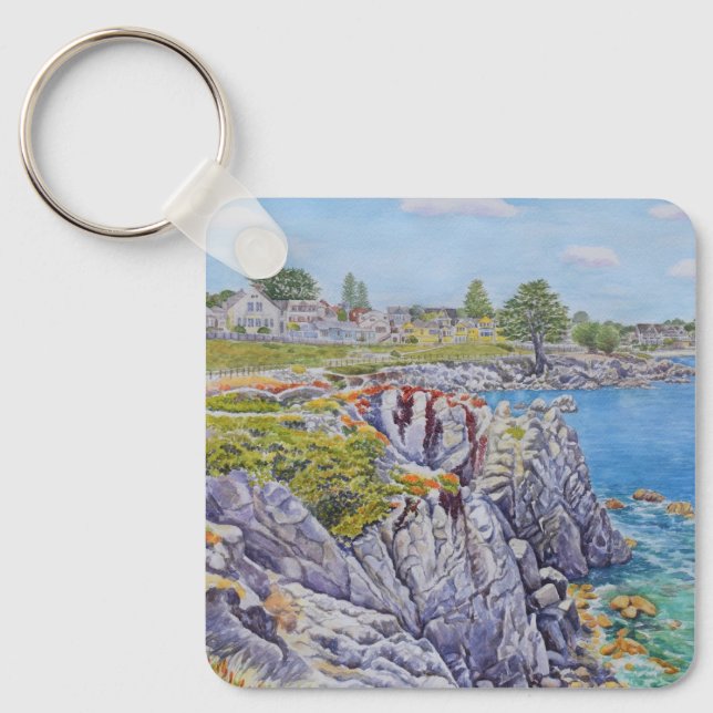 Pacific Grove Serenity Key Ring (Front)