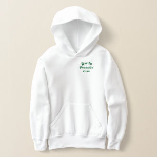 pacific gymnastics white pullover sweater