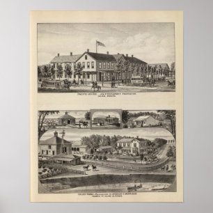 Pacific House, Salina Valley Farm, Kansas Poster