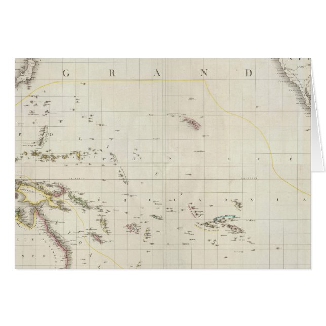 Pacific North American Map (Front Horizontal)