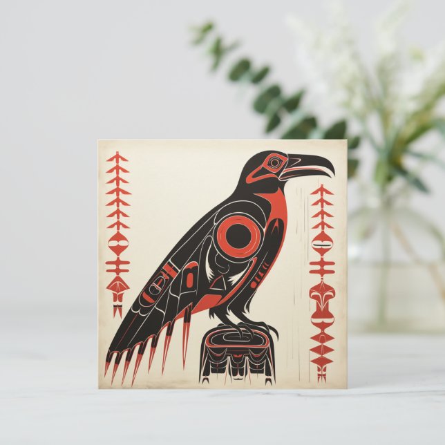Pacific Northwest art style   Card (Standing Front)
