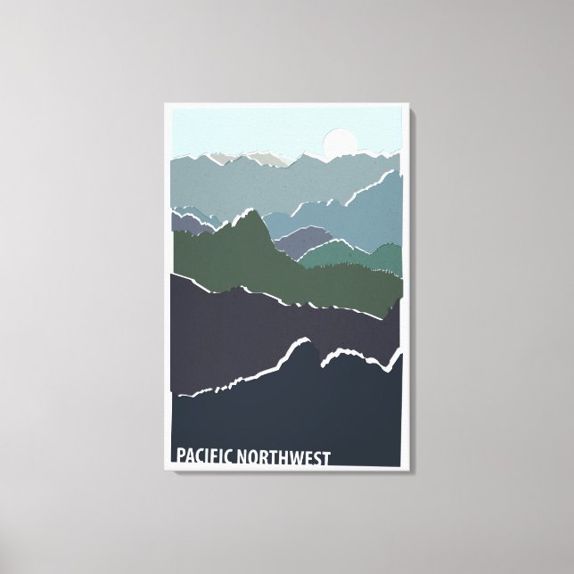 Pacific Northwest Canvas Print (Front)