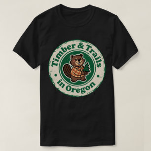 Pacific Northwest Charm_ Oregon Beaver Vintage T-Shirt