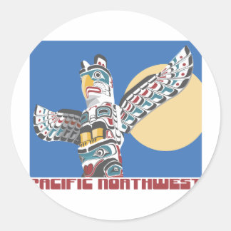 Pacific Northwest Classic Round Sticker
