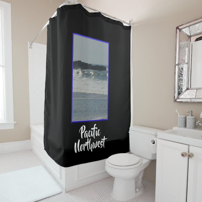 Pacific Northwest/Oregon Coast Shower Curtain (In Situ)