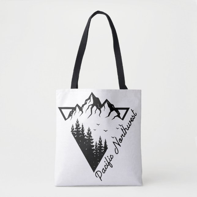 Pacific Northwest - PNW Tote Bag (Front)