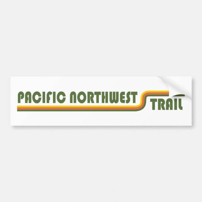 Pacific Northwest Trail Bumper Sticker (Front)