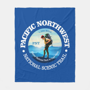 Pacific Northwest Trail (C) Fleece Blanket