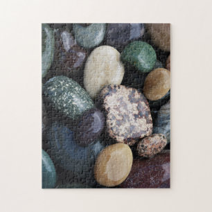 Pacific Northwest USA, Colourful river rocks Jigsaw Puzzle