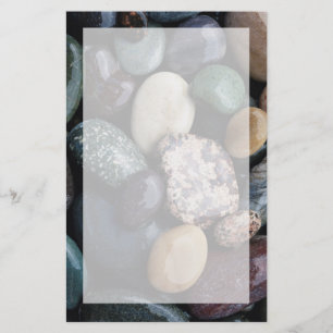Pacific Northwest USA, Colourful river rocks Stationery
