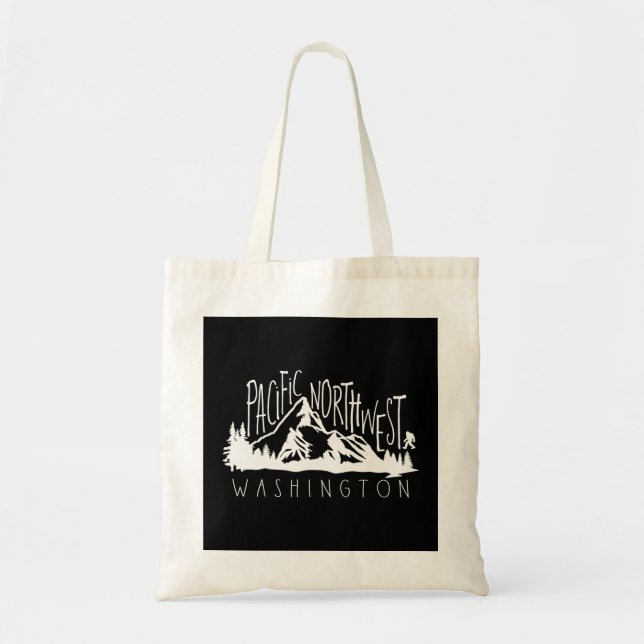 Pacific Northwest Washington Pullover Hoodie Pullo Tote Bag (Front)