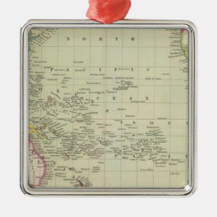 Pacific Ocean 11 Metal Tree Decoration