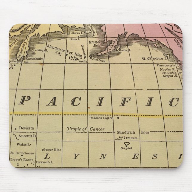 Pacific Ocean 7 Mouse Pad (Front)