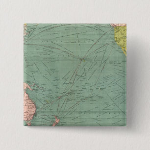 Pacific Ocean 9 15 Cm Square Badge