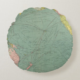 Pacific Ocean 9 Round Cushion