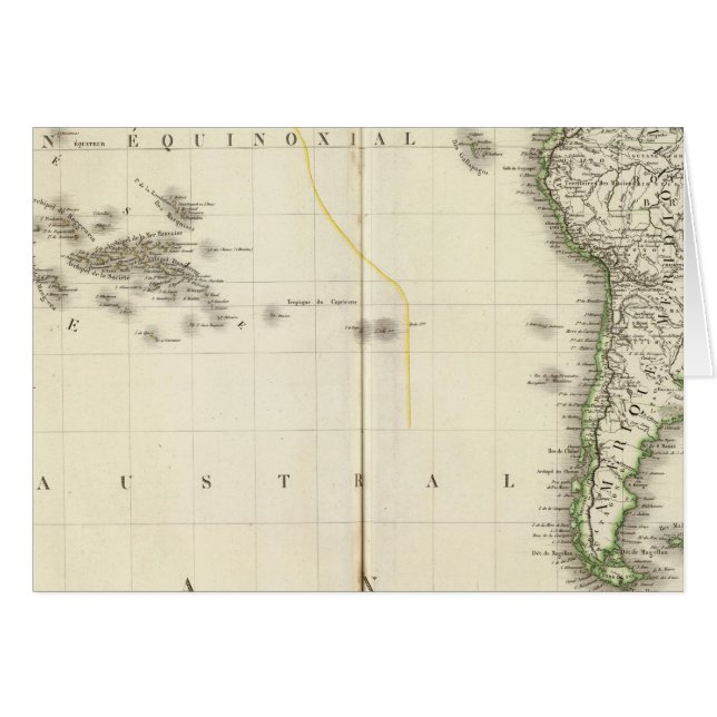 Pacific Ocean Atlas Map (Front Horizontal)