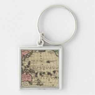 Pacific Ocean, British Islands Key Ring