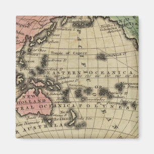 Pacific Ocean, British Islands Magnet
