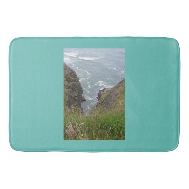 Pacific Ocean Mary's Cove Bath Mat (Front)