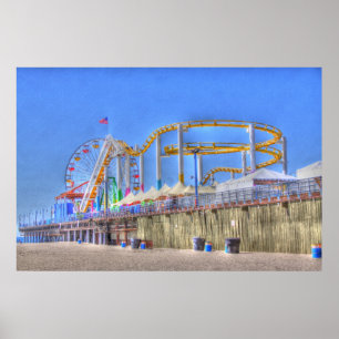 Pacific Ocean Park" Santa Monica Poster