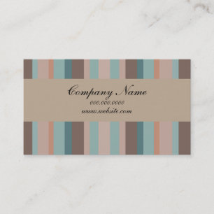 Pacific Ocean Stripes Business Card