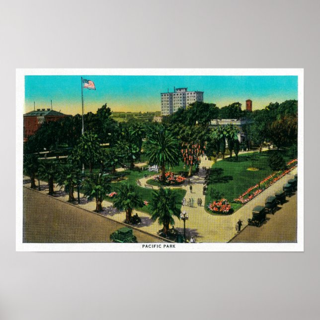 Pacific Park in Long Beach, California Poster (Front)