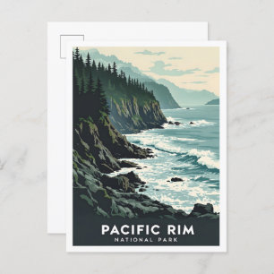 Pacific Rim National Park Canada Travel Postcard