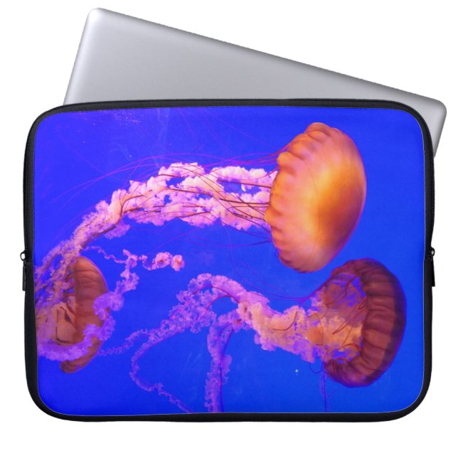 Pacific Sea Nettle Jellyfish Laptop Case (Front)