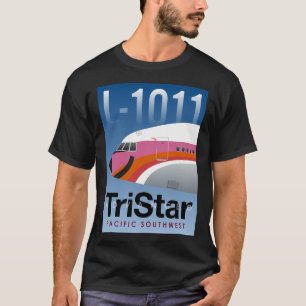 Pacific Southwest Airlines Lockheed L-1011 Tristar T-Shirt