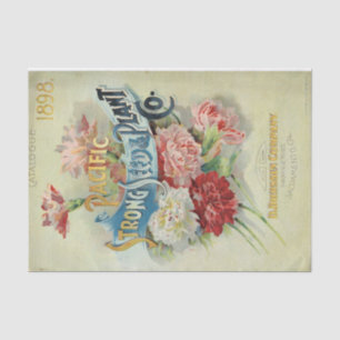 Pacific Strong Seed & Plant 1898 Vintage Catalogue Tissue Paper