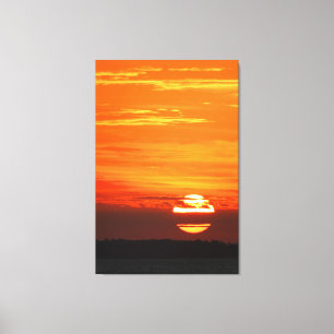 PACIFIC SUNSET 32x48 Canvas Print