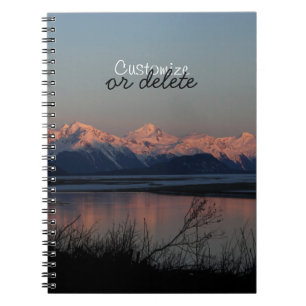 Pacific Sunset; Customisable Spiral Notebook