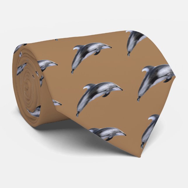 Pacific White-sided Dolphin Tie (Rolled)