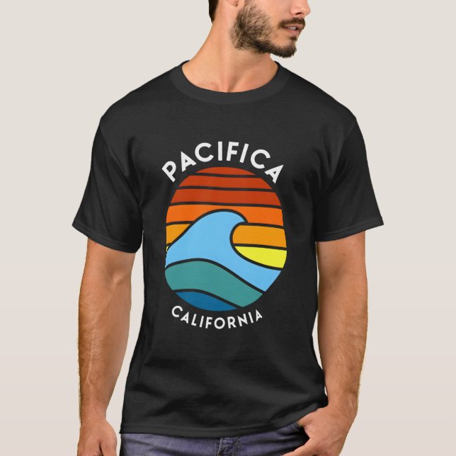 Pacifica California Wave T-Shirt (Front)