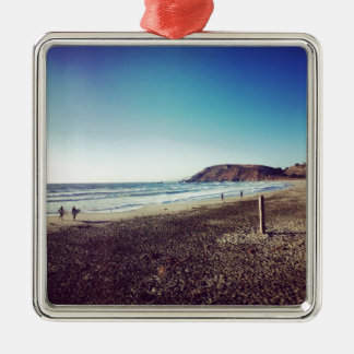 Pacifica State Beach Metal Tree Decoration