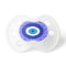 Pacifier-evil eye greek symbol