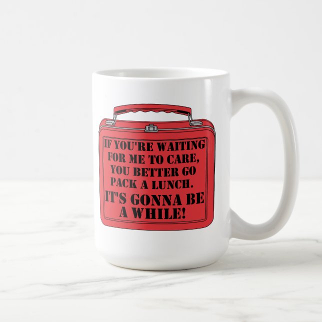 Pack A Lunch Funny Mug (Right)