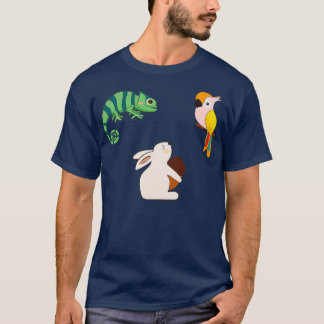 Pack Animal Crocs Jibbitz 3Pack Animal 5 T-Shirt