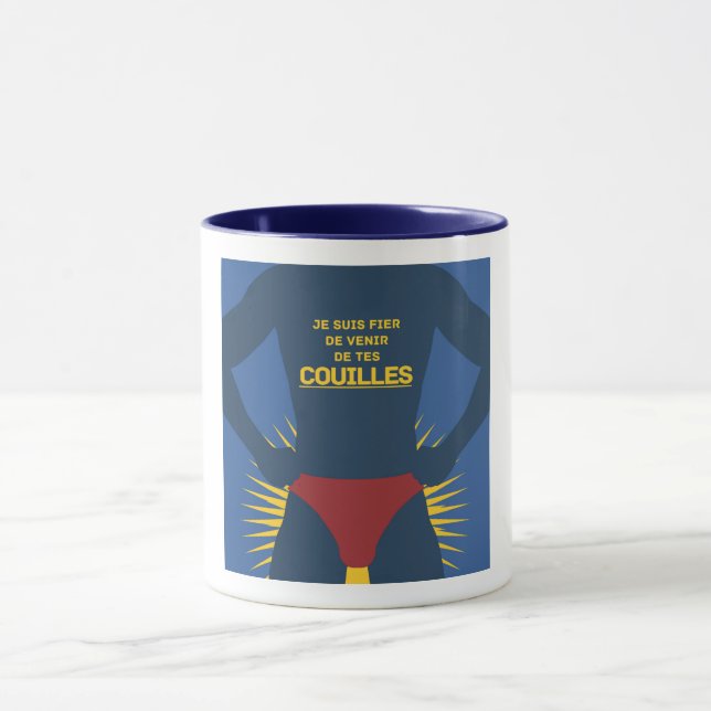 Pack “I am proud to come from your testicles " Mug (Center)