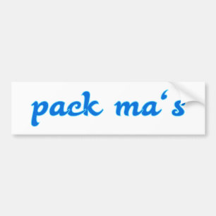 pack ma's Bayern Bavarian Bavarian Bumper Sticker