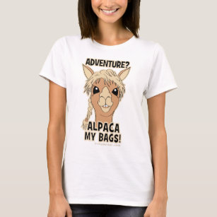 Pack My Bags Funny Alpaca Llama T-Shirt