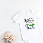Pack My Diapers I'm Going Golfing Funny  Baby Bodysuit<br><div class="desc">Perfect gift for Sports Themed Baby Shower or any Golf themed gift ideas. Visit totkorner.com for more designs like this!</div>
