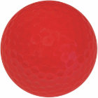 Pack of 12 Printed Bright Red Golf Balls