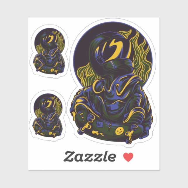 Pack of 3 Spaceman (Sheet)