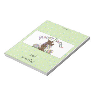 Pack of Easter Candy Bar Wrapper Party Favour Gift Notepad