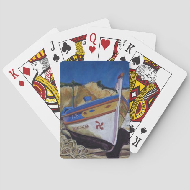 Pack of Playing Cards, Algarve Fishing Boat Playing Cards (Back)