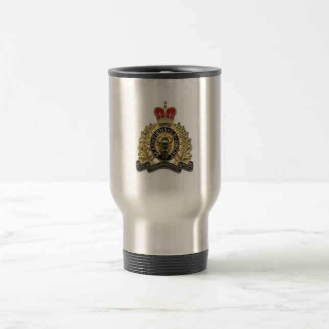 Pack stainless rcmp travel mug (Center)